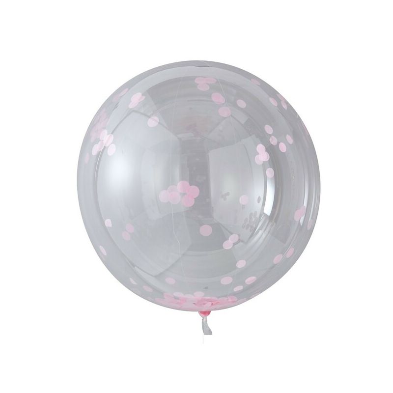 Ballon transparent géant à confettis