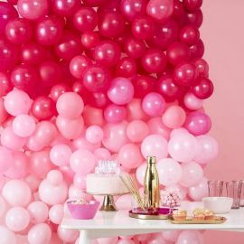 Ballon confettis originaux rose gold x5 - MODERN CONFETTI