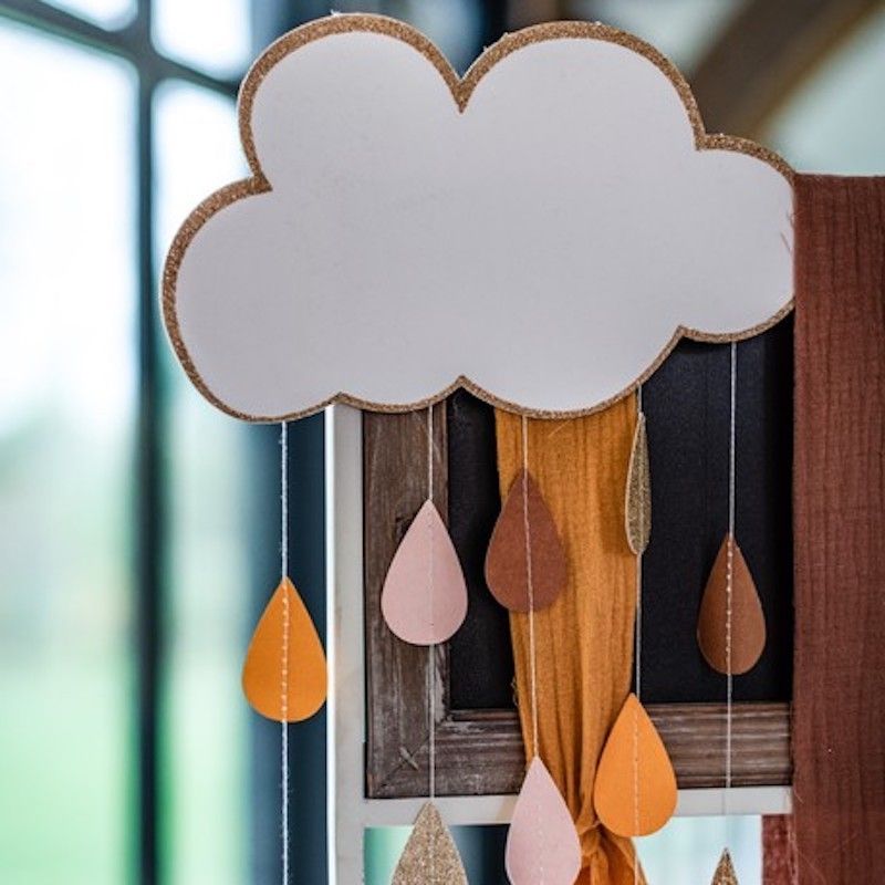 1 pièce décoration de nuage de coton accessoires de nuage de
