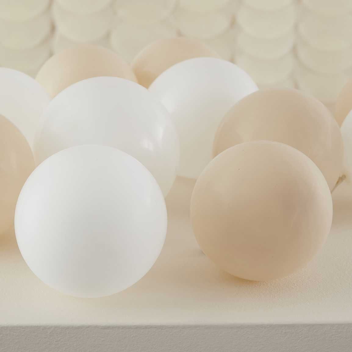 8 Ballons de Baudruche Blanc et Rose - C'est Une Fille - Jour de Fête -  Décoration de salle - Baby Shower