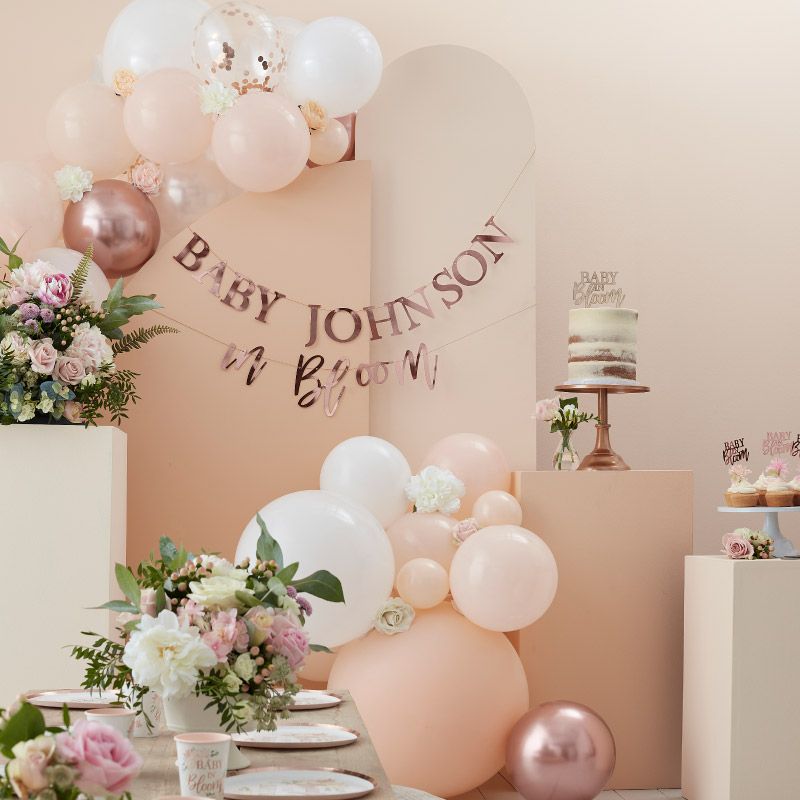Accessoires Photobooth Baby Shower Floral - MODERN CONFETTI