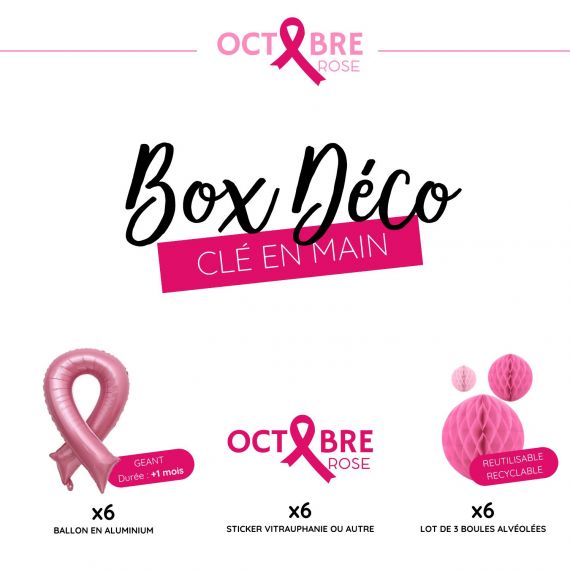 BOX DECO - Octobre Rose