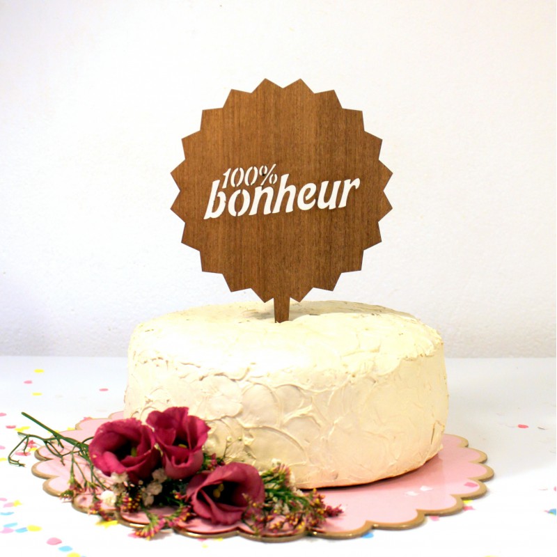 Âge trente 30 ans anniversaire bois/bois gâteau danniversaire topper  Contreplaqué personnalisé décoration de gâteau bois rustique -  Canada